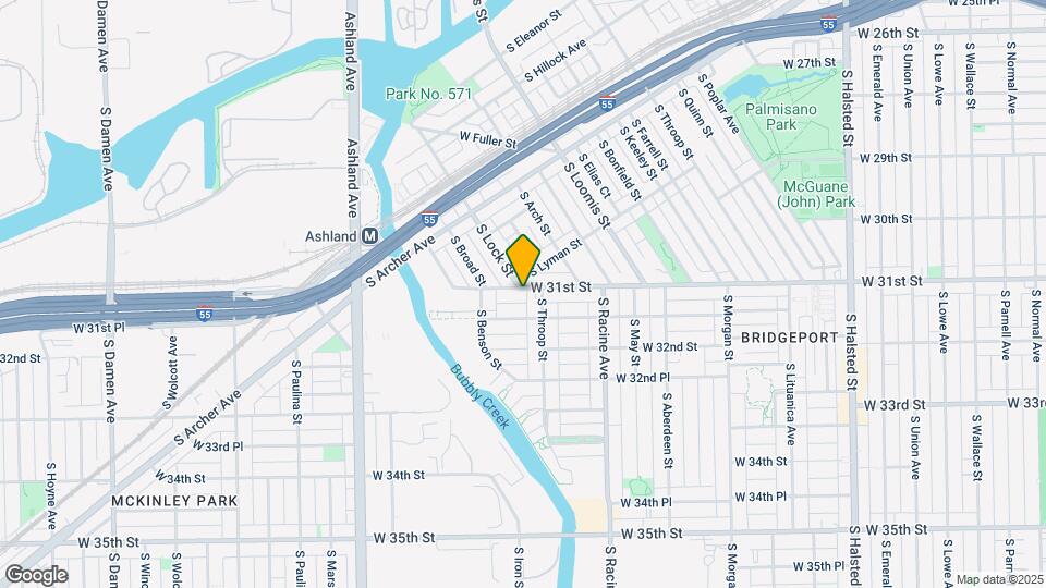 1317 W 31st St Map and Location Details