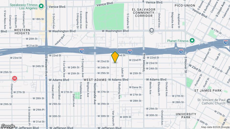 2309 S Budlong Ave Map and Location Details