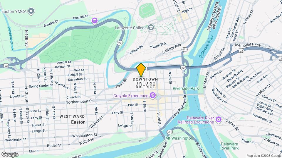 100 N 4th St Map and Location Details