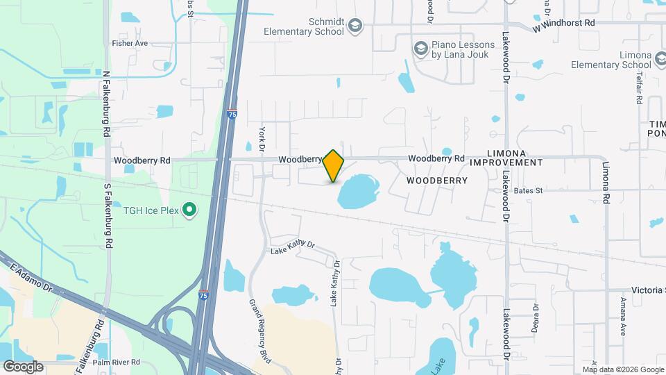 2454 Lake Woodberry Cir Map and Location Details