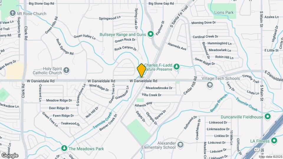 823 W Danieldale Rd Map and Location Details