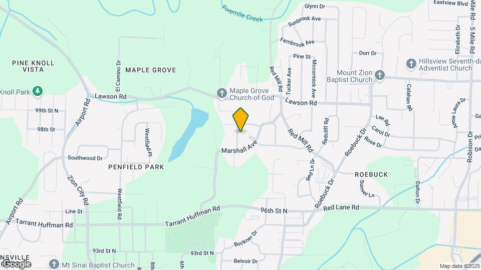 9817 Virginianna Dr Map and Location Details