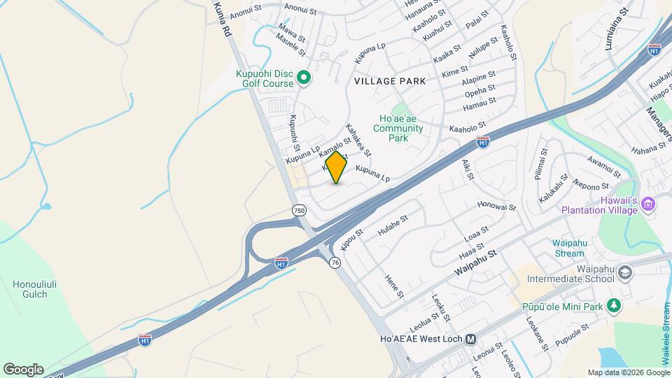 94-158-158 Kupuohi Pl Map and Location Details