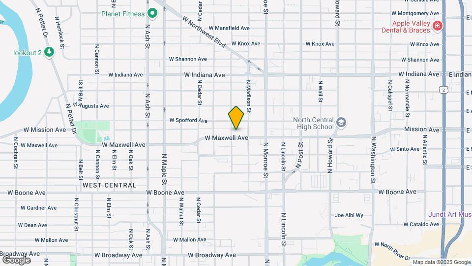 1124 W Maxwell Ave, Unit 4 Mapa y Detalles de la Ubicación