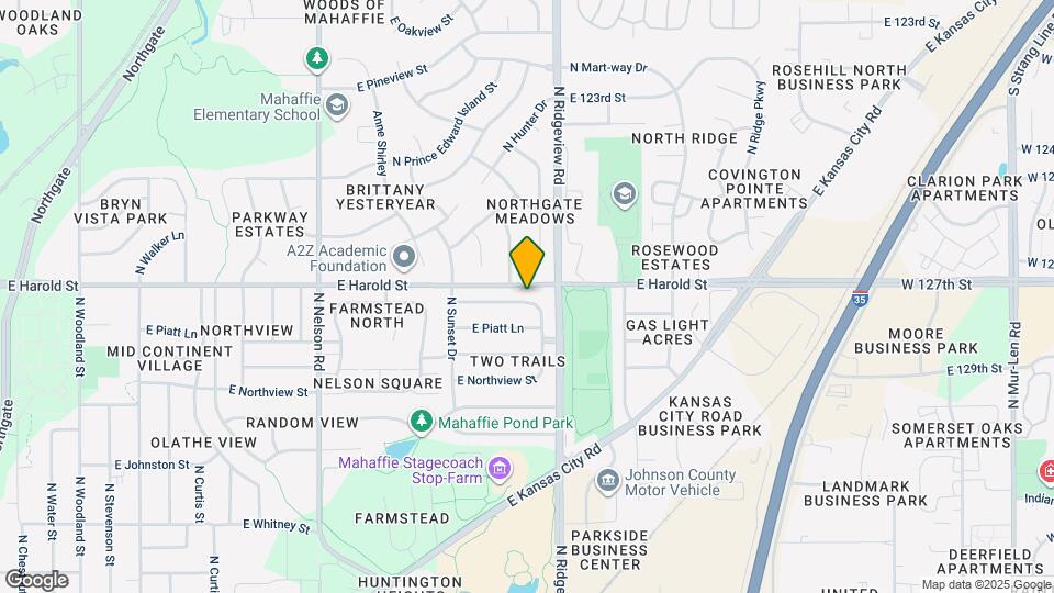 1126 E Elizabeth St Map and Location Details