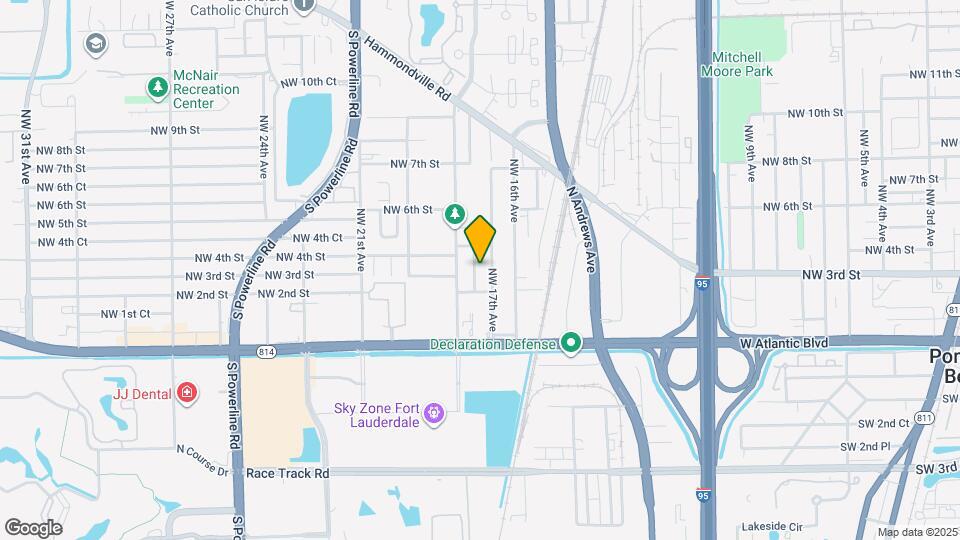 308 NW 17th Terrace Map and Location Details