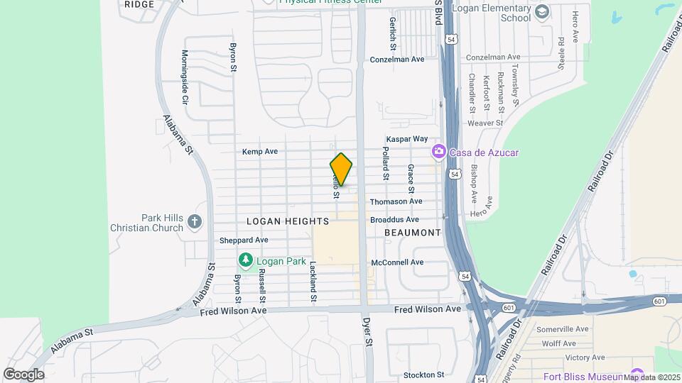 3900 Flory Ave Map and Location Details