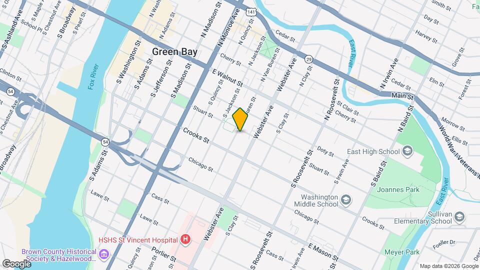 305 S Van Buren St Mapa y Detalles de la Ubicación