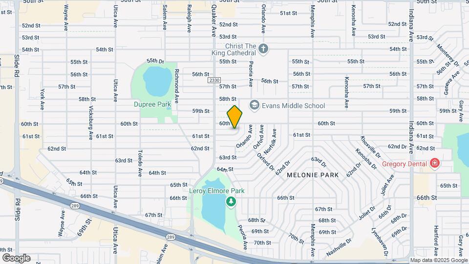 4306 61st St Map and Location Details