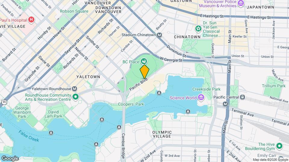 780 Pacific Blvd, Unit SI ID1380057P Map and Location Details