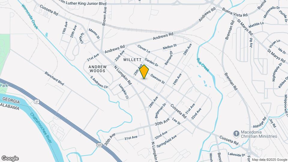2613 Cusseta Rd Map and Location Details