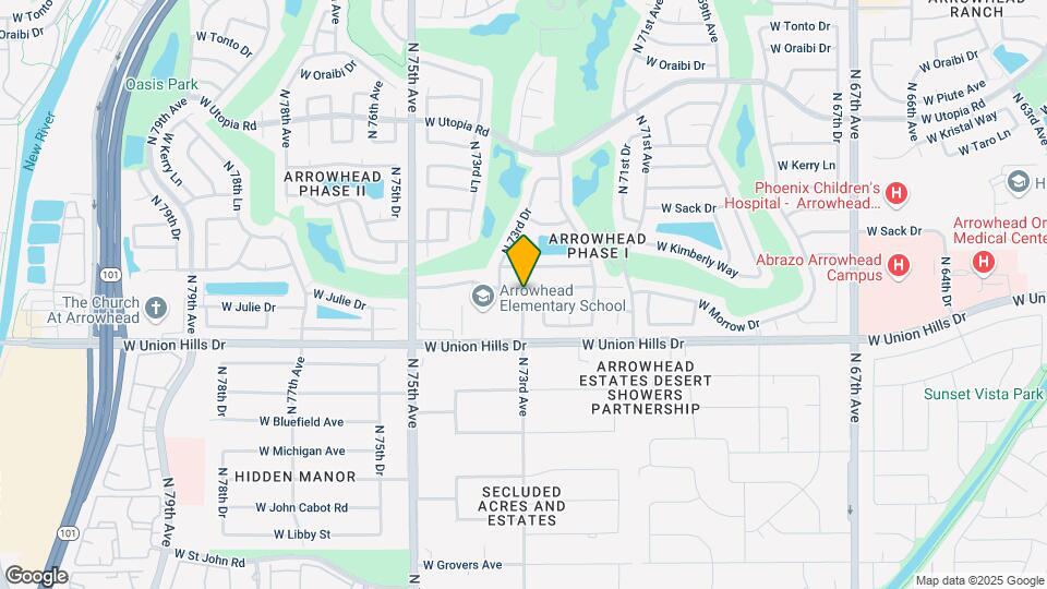 7239 W Morrow Dr Mapa y Detalles de la Ubicación