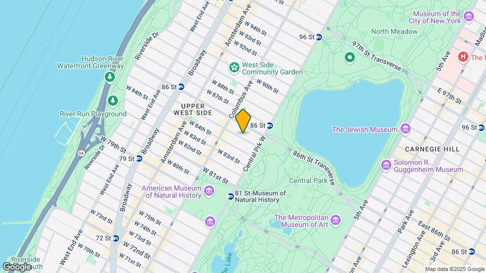 39 W 85th St Map and Location Details