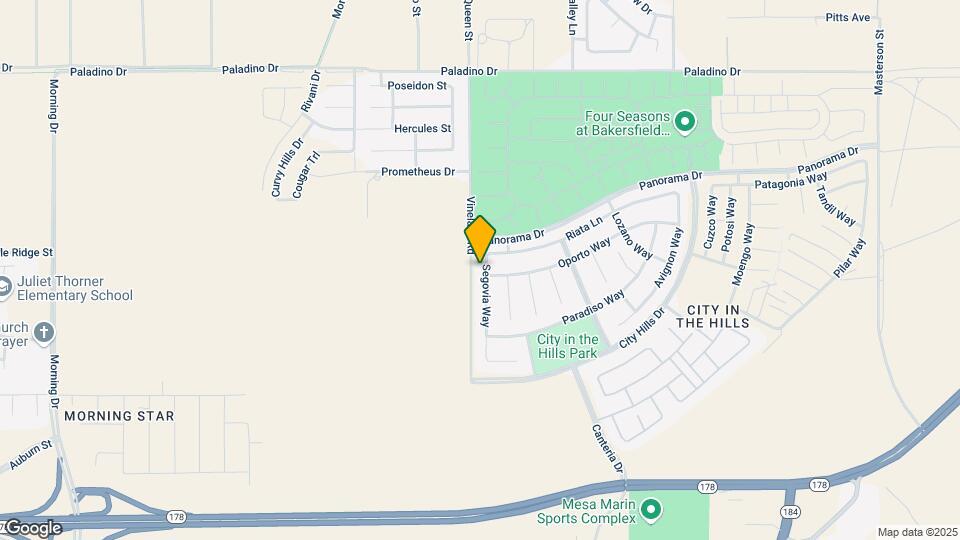 5702 Segovia Way Map and Location Details