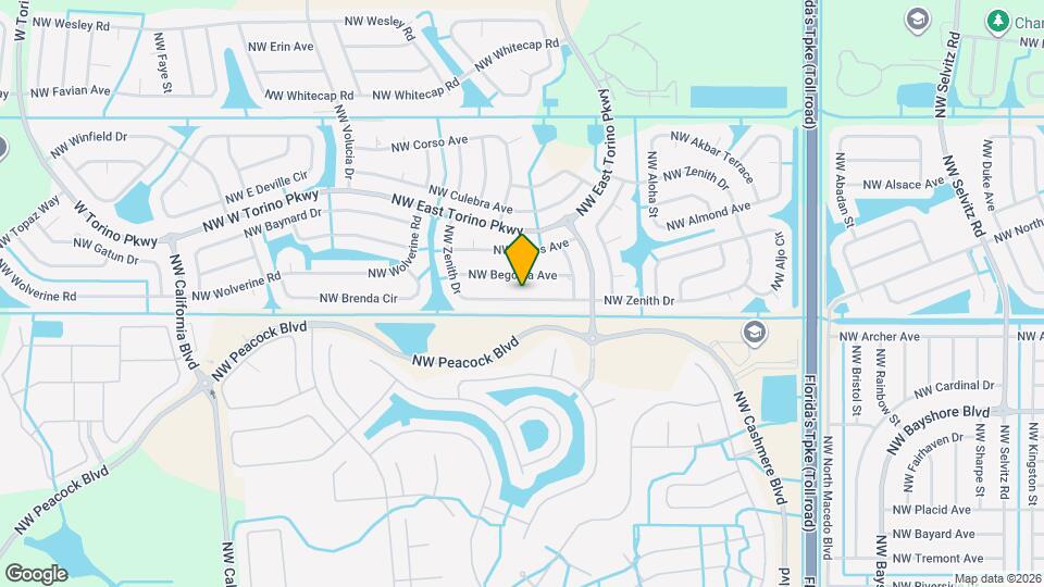 5824 NW Zenith Dr Map and Location Details