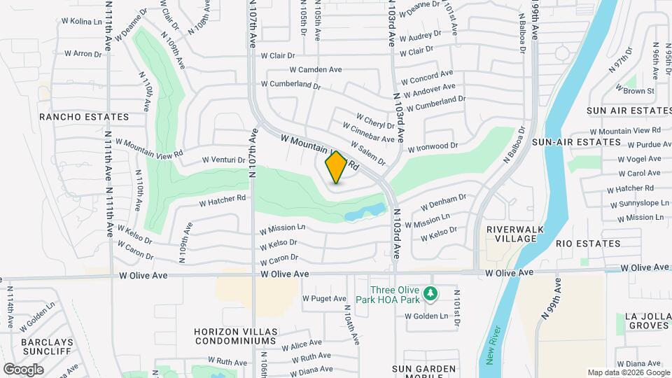10402 W Wininger Cir Map and Location Details