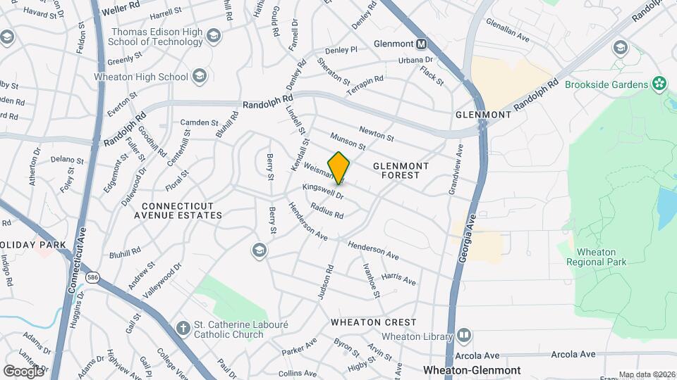 12121 Livingston St Map and Location Details