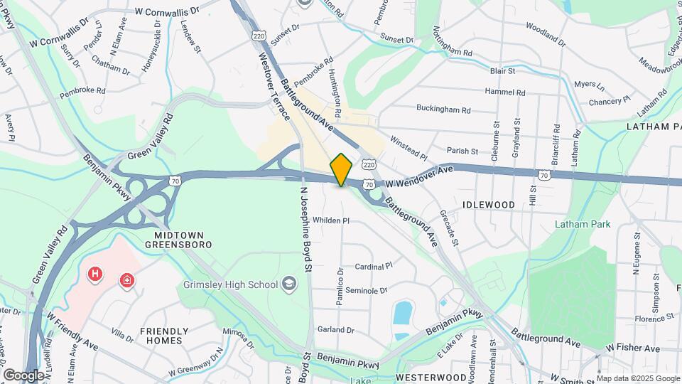 1232 Pamlico Dr Map and Location Details