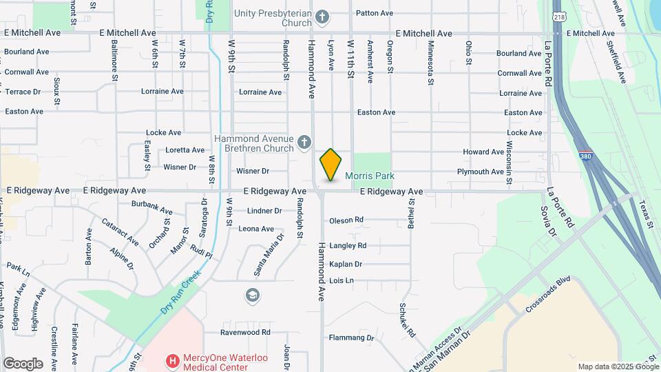 1425 E Ridgeway Ave Map and Location Details