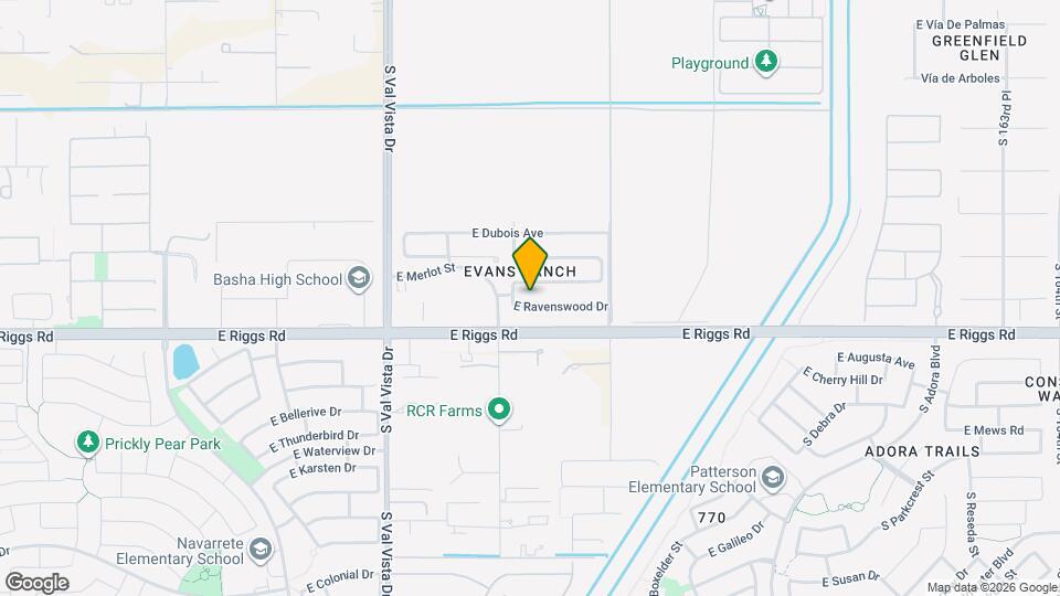 1866 E Ravenswood Dr Map and Location Details