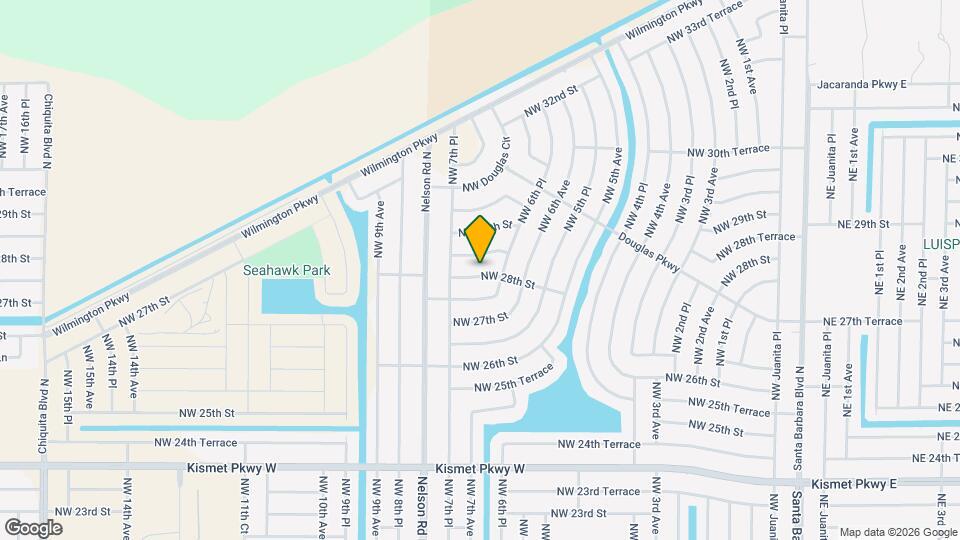 625 NW 28th St Map and Location Details