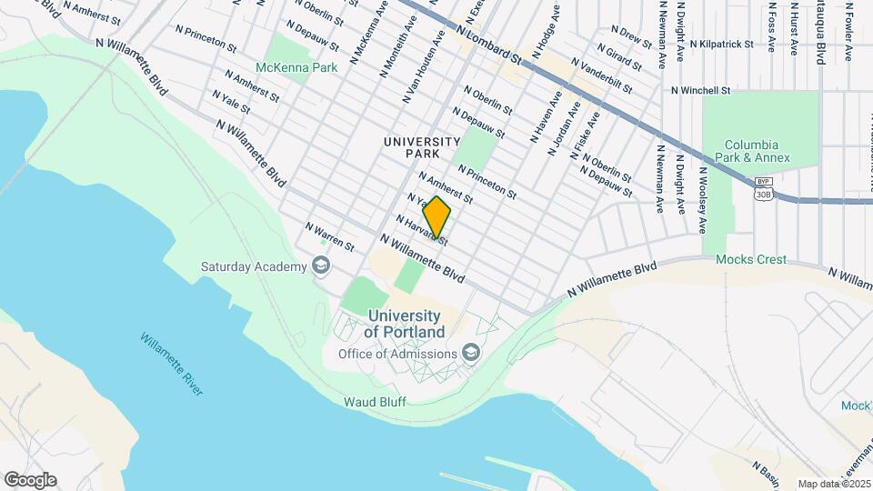 5204 N Harvard St Map and Location Details