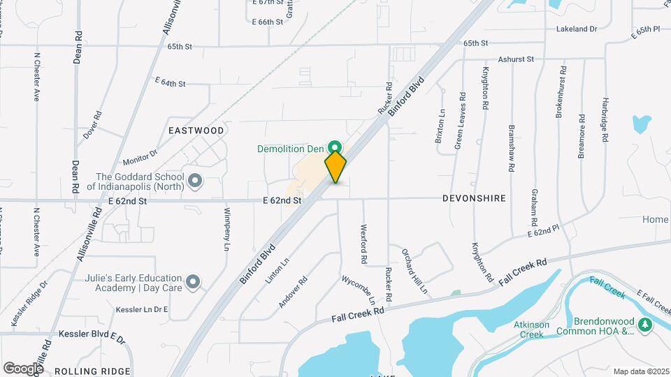 5140 E 62nd St Map and Location Details