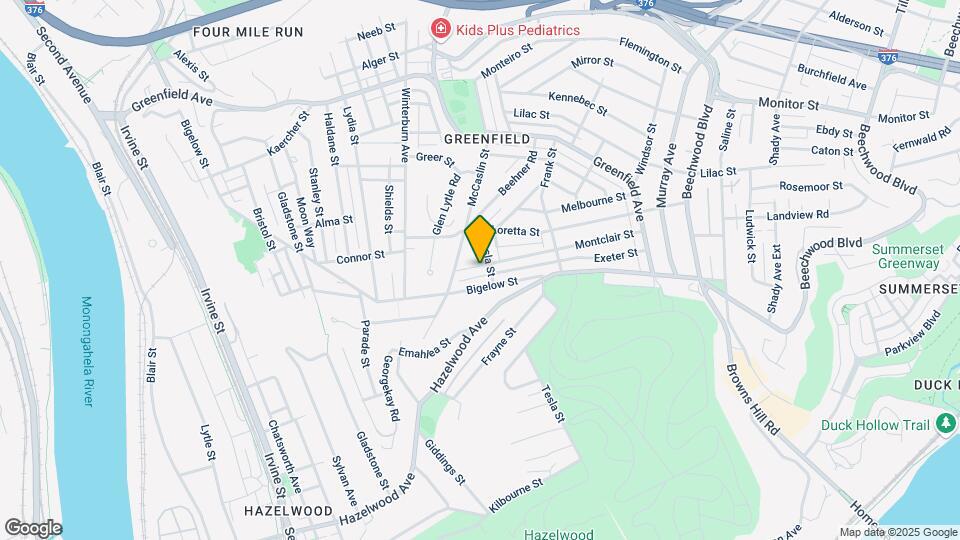 528 Montclair St Map and Location Details