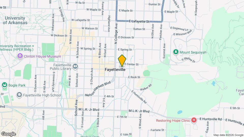 118 E Mountain St Map and Location Details