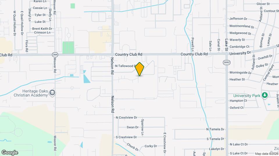 1705 Fox Run Dr Map and Location Details