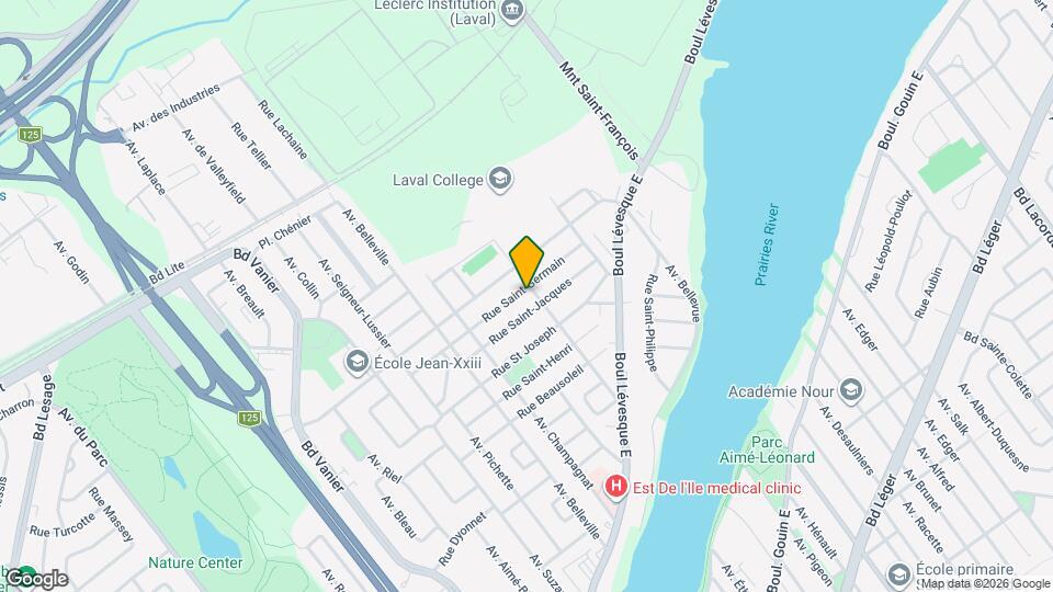 4950 Saint-Germain Rue Map and Location Details