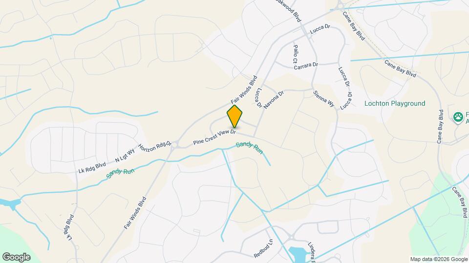 166 Pine Crest View Dr Mapa y Detalles de la Ubicación