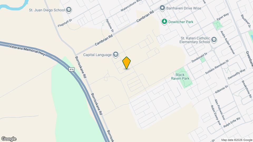 527 Sonmarg Cres Map and Location Details