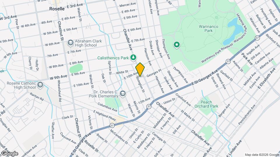 1019 Rivington St Map and Location Details