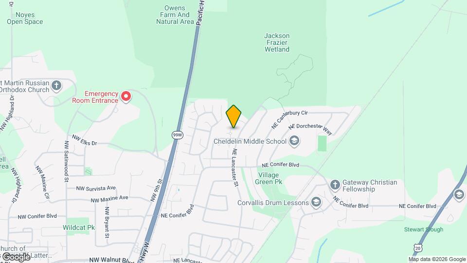 3324 NE Lancaster St, Unit Apt 1 Map and Location Details