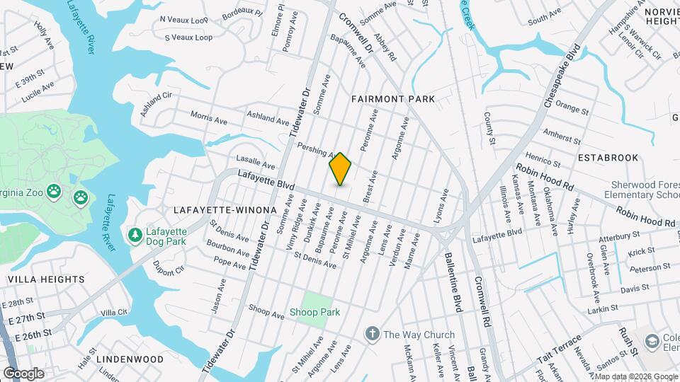 3214 Bapaume Ave Mapa y Detalles de la Ubicación