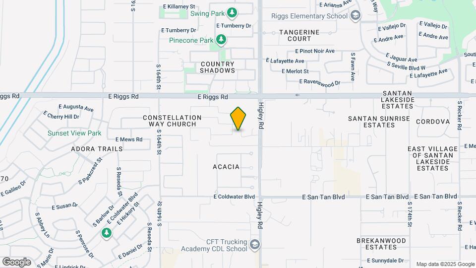 7352 S Briarwood Ln Map and Location Details