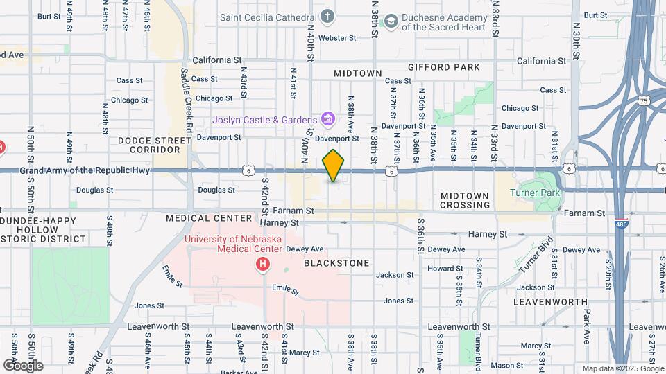 117 S 39th St, Unit A Map and Location Details