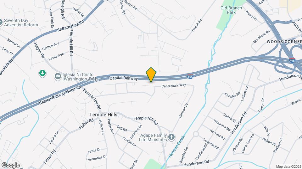 3910 Canterbury Way Map and Location Details