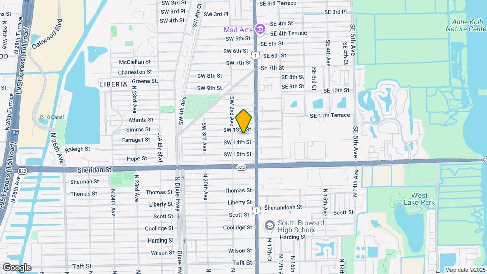 36 SW 14th St Mapa y Detalles de la Ubicación