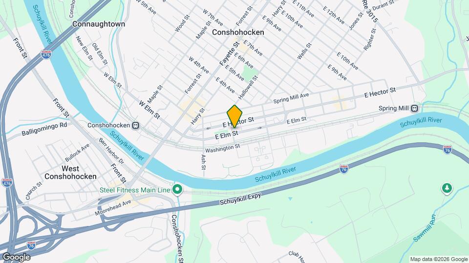 300 E Elm St Mapa y Detalles de la Ubicación