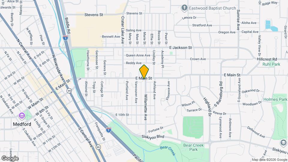 1122 E Main St Map and Location Details