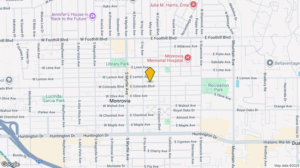 223 E Colorado Blvd, Unit C Map and Location Details