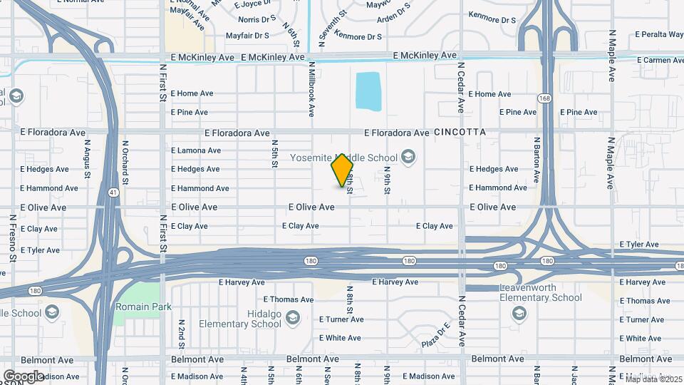 1237 N 8th St Map and Location Details