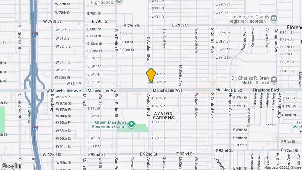 8508 Avalon Blvd Map and Location Details