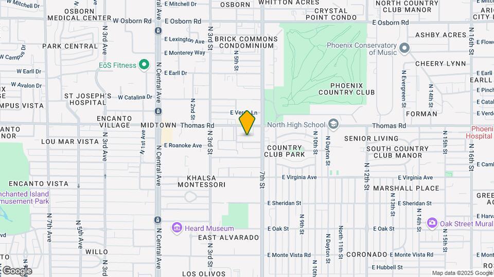 518 E Roanoke Ave Map and Location Details