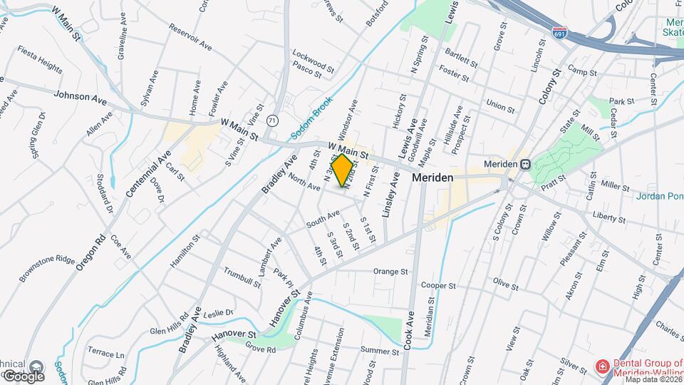 63 N 2nd St Map and Location Details