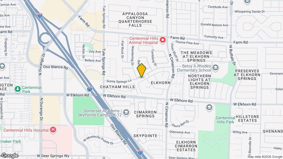 8128 Broken Spur Ln Map and Location Details