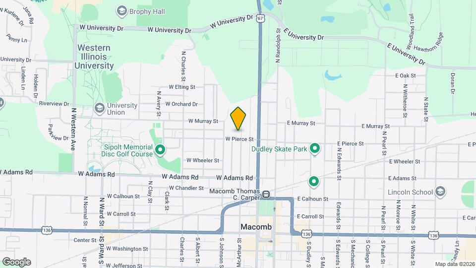 606 N McArthur St Map and Location Details