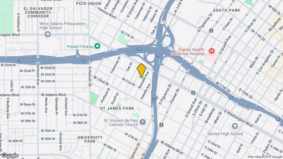 1955 Bonsallo Ave Mapa y Detalles de la Ubicación